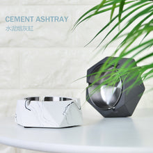 Load image into Gallery viewer, Ashtray Cement Nordic Ins Style Geometric Shape Trend Ink Color Ashtray