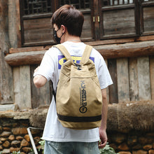 Lade das Bild in den Galerie-Viewer, Canvas Backpack Outdoor Casual Student Schoolbag Basketball Backpack Men