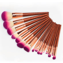 Lade das Bild in den Galerie-Viewer, 17 High-Grade Rosewood Makeup Brush Log New Makeup Brush Set