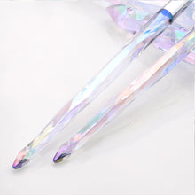 Load image into Gallery viewer, 10 PCs Diamond Makeup Brushes Crystal Diamond Handle Glass Stem