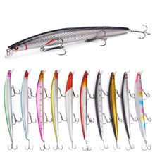 Lade das Bild in den Galerie-Viewer, 2pcs Sea Fishing Freshwater Lure Mino Bait 23G18cm Simulation Plastic False Bait Bait-like
