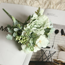 Lade das Bild in den Galerie-Viewer, 2PCs Rose Flower Artificial Fake Flower Plants Home Decoration Wedding Bouquet