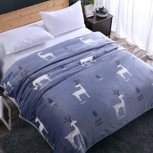 Load image into Gallery viewer, Thickened Autumn and Winter Blanket Flannel Blanket Flannel Air Conditioning Blanket Coral Fleece