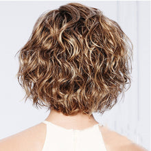 Load image into Gallery viewer, Women Wig Side Short Curly Hair Golden Brown Curly Hair W447