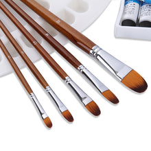 Load image into Gallery viewer, 13 Double Color Nylon Hair Long Brush Holder Paint Brushes Pen