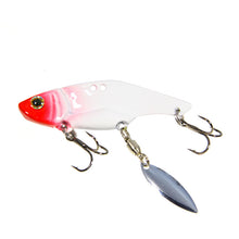 Load image into Gallery viewer, 2PCs Willow Leaf Sequins Abnormal VIB Rotating Sequins Far Throw Sea Fishing Fresh Water Bait