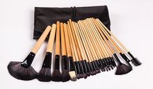 Lade das Bild in den Galerie-Viewer, 24 Pink Black Log Makeup Brush Set Makeup Tools Combination