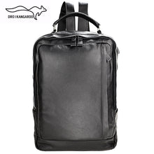 Lade das Bild in den Galerie-Viewer, Leisure Travel Bag Genuine Cattlehide Leather Surface Computer Backpack Korean Style Fashion Schoolbag