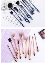 Load image into Gallery viewer, 10-Piece Makeup Brush Small Waist Goblet Makeup Brush Set