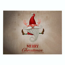 Load image into Gallery viewer, 2PCs Christmas Tablecloths Waterproof Polyester Linen Cartoon Printing Series Dining Table Cushion