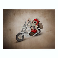 Load image into Gallery viewer, 2PCs Christmas Tablecloths Waterproof Polyester Linen Cartoon Printing Series Dining Table Cushion