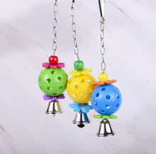 Load image into Gallery viewer, 3pcs Safe Non-Toxic Bird Toys Parrot Egg Ball Toy Bite Hanging