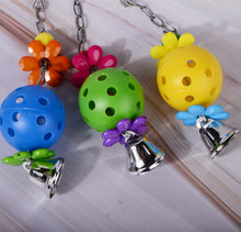 Load image into Gallery viewer, 3pcs Safe Non-Toxic Bird Toys Parrot Egg Ball Toy Bite Hanging