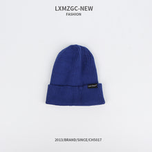 Load image into Gallery viewer, Warm Winter Knit Beanie Hats Trendy Korean Style Macaron Color Solid Color Windproof Wool Unisex