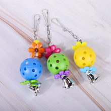 Load image into Gallery viewer, 3pcs Safe Non-Toxic Bird Toys Parrot Egg Ball Toy Bite Hanging