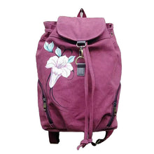 Lade das Bild in den Galerie-Viewer, Backpack Canvas Hand-Painted Chinese Ethnic Style Women's Backpack Hand-Painted Bag