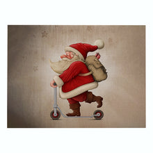 Load image into Gallery viewer, 2PCs Christmas Tablecloths Waterproof Polyester Linen Cartoon Printing Series Dining Table Cushion