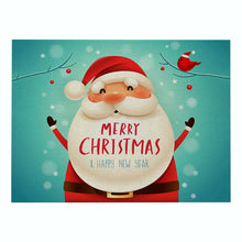 Load image into Gallery viewer, 2PCs Christmas Tablecloths Waterproof Polyester Linen Cartoon Printing Series Dining Table Cushion