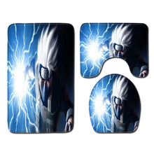 Load image into Gallery viewer, 3pcs Toilet Seat Cover Pads Cartoon Anime Bathroom s Three-Piece Carpet Set Door Bathroom Non-Slip