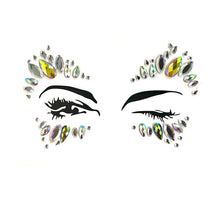 Load image into Gallery viewer, 10pcs Face Tattoo 3D Sexy Body Eye Sticker Diamond Makeup Party Face Sticker Woman