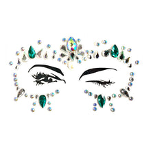Load image into Gallery viewer, 10pcs Face Tattoo 3D Sexy Body Eye Sticker Diamond Makeup Party Face Sticker Woman