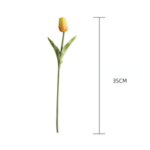 Load image into Gallery viewer, 3PCs Pu Mini Tulip Artificial Fake Flower Plants Home Decoration Wedding Bouquet