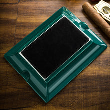 Load image into Gallery viewer, Ashtray Cigar Ceramic European-Style Double-Slot Painted Household Metal Cigar Ashtray