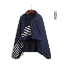 Load image into Gallery viewer, Moisture Absorption Heating and Warm-Keeping Blanket Lunch Break Leg Covering Blanket Small Blanket Lazy Button Blanket