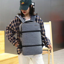 Lade das Bild in den Galerie-Viewer, Backpack Brand Logo Printing USB Rechargeable Scalable Computer Men's Large Capacity Travel Bag