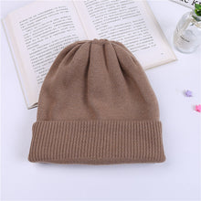 Load image into Gallery viewer, Warm Winter Knit Beanie Hats Woolen Cap Women Autumn and Winter Korean Style Postpartum Unisex