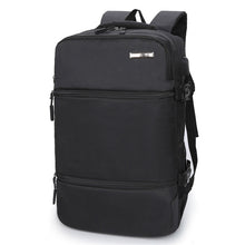 Lade das Bild in den Galerie-Viewer, Backpack Brand Logo Printing USB Rechargeable Scalable Computer Men's Large Capacity Travel Bag