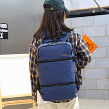 Lade das Bild in den Galerie-Viewer, Backpack Brand Logo Printing USB Rechargeable Scalable Computer Men's Large Capacity Travel Bag