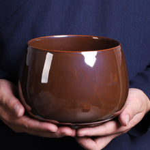 Lade das Bild in den Galerie-Viewer, Ashtray Ceramic Tea Basin Zen Japanese Extra Large Tea Basin Washed Study Kung Fu Tea Set Ceramic