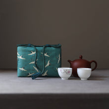 Lade das Bild in den Galerie-Viewer, Travel Bag Taiwan Cloth Bag One Pot Two Cups Large Cloth Bag Cloth Bag