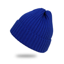 Lade das Bild in den Galerie-Viewer, Warm Winter Knit Beanie Hats Autumn and Winter Jelly Color Men's and Women's Wool Earflaps Warm Unisex