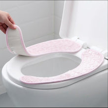Load image into Gallery viewer, 3pcs Toilet Seat Cover Pads Four Seasons Household Happy Day Ring Washer Plush