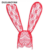 Lade das Bild in den Galerie-Viewer, 2x Halloween Xmas Christmas Gifts Decoration Multi-Delicate New Lace Big Rabbit Ear Headdress