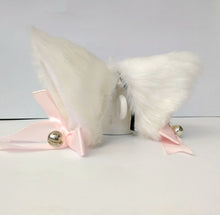 Lade das Bild in den Galerie-Viewer, 2x Halloween Xmas Christmas Gifts Decoration Anime Party Cat Ears Barrettes Lolita Adult Lady like Woman Fox Bow