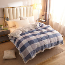 Load image into Gallery viewer, Flannel Berber Fleece Blanket Thickening Thermal Duvet Cover Double Fight Cover Blanket