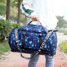 Lade das Bild in den Galerie-Viewer, Travel Backpack Female Dry Wet Separation Lightweight Fitness Bag Men's Casual Hiking Backpack