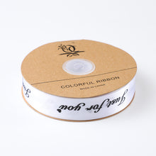 Load image into Gallery viewer, 2pcs Christmas Packing Materials 2.5cm * 45M Just for You Polyester Belt Cake Gift Bow
