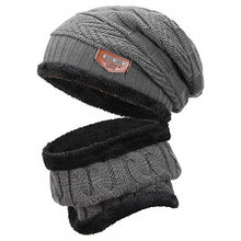 Lade das Bild in den Galerie-Viewer, Warm Winter Knit Beanie Hats Men 'S Korean-Style Fashionable Wool Thickened Warm Outdoor Winter Pullover Unisex