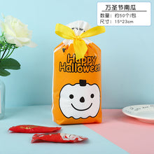 Load image into Gallery viewer, 2x Halloween Xmas Christmas Gifts Decoration Ribbon Drawstring Bag Gift Candy Grocery Bag