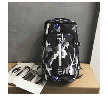 Lade das Bild in den Galerie-Viewer, Backpack Large-Capacity Multi-Functional Gym Bag Yoga Bag Dry Wet Separation Water-Proof Bag Canvas Bag