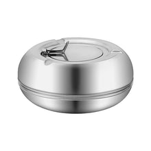 Load image into Gallery viewer, Ashtray Bar Hotel Metal Stainless Steel Windproof Lid Ashtray