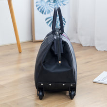Load image into Gallery viewer, Backpack Women Trolley Lightweight Large Capacity travel Folding s Hand Dragging shoulder bag