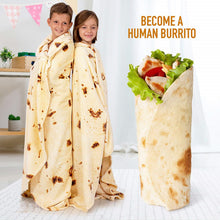 Lade das Bild in den Galerie-Viewer, Circle and Creative Nap Wool Blanket Pancake Flannel Tortilla Blanket