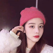 Load image into Gallery viewer, Warm Winter Knit Beanie Hats Double Layer Thickened Fleece-Lined Warm Wool Women Autumn Winter Japanese Plush Unisex
