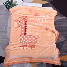 Load image into Gallery viewer, Nap Blanket Winter Double-Layer Thickened Right-Angle Edging Cover Blanket Baby Cloud Blanket Cartoon Blanket