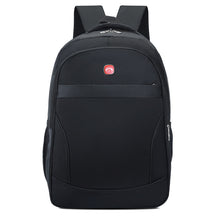 Load image into Gallery viewer, Backpack Men's Simple Fashion Student Schoolbag Black Computer Bag 16-Inch New